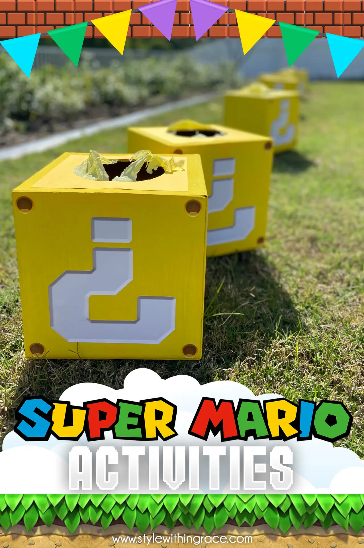 Super Mario Birthday Party Activities Pinterest 02