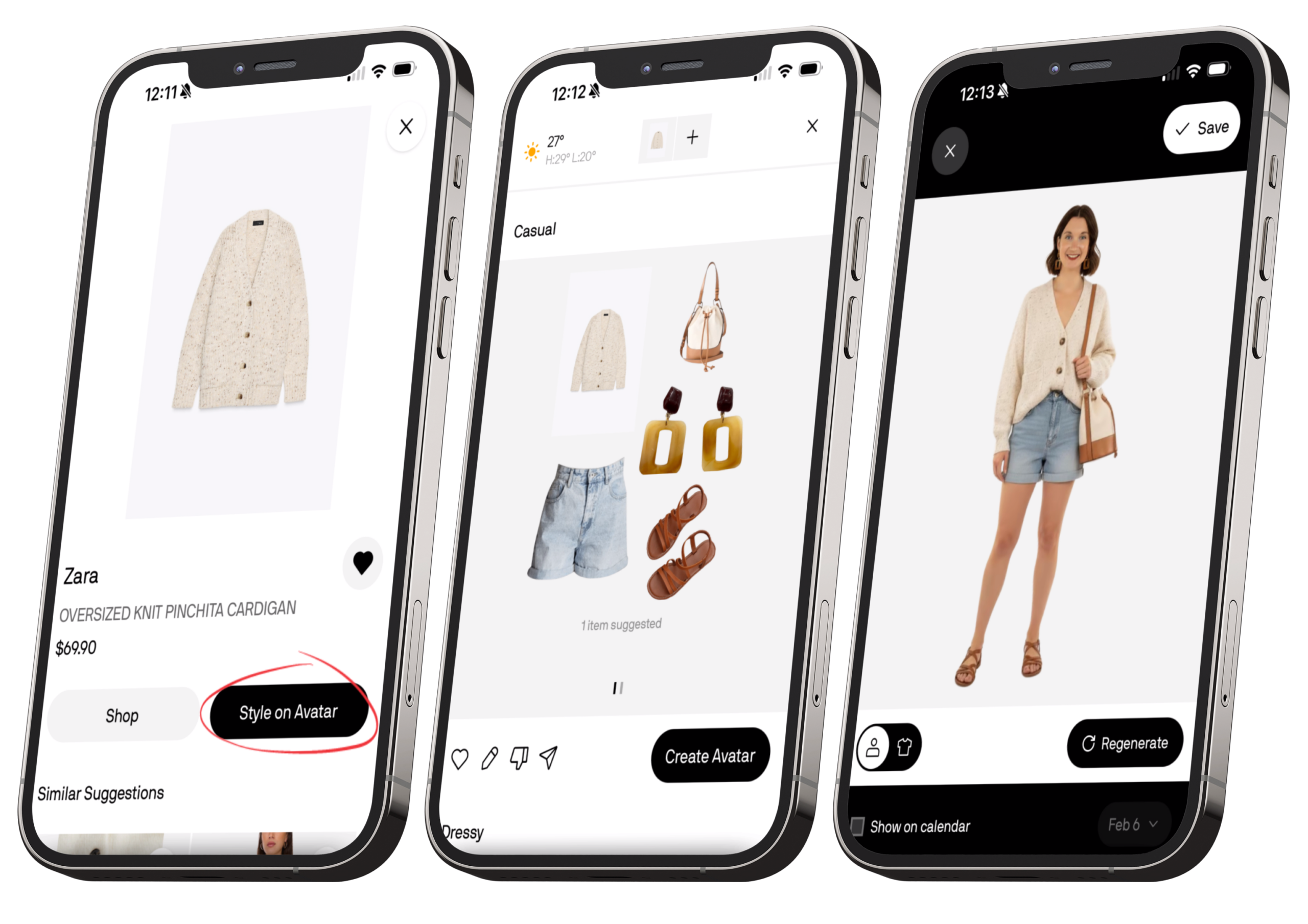 Alta Closet App Shop - Cardi on Avatar