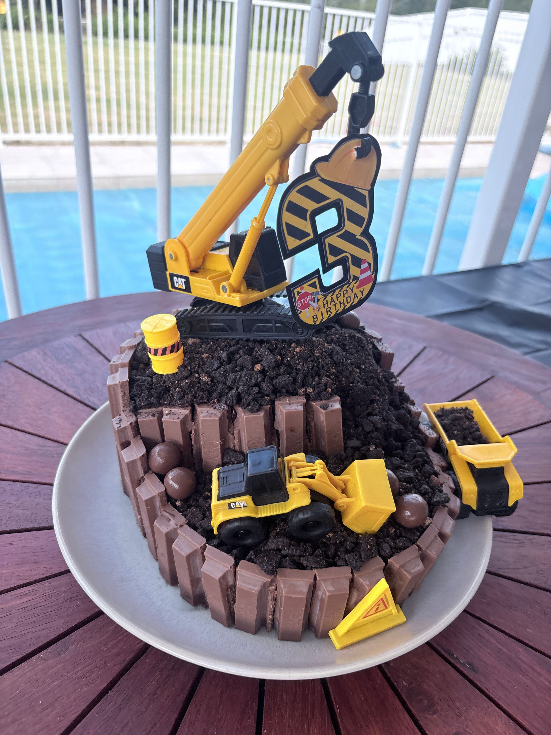 Construction Truck Party Food Ideas Kids Will Love Construction Truck Birthday Cake From The Side