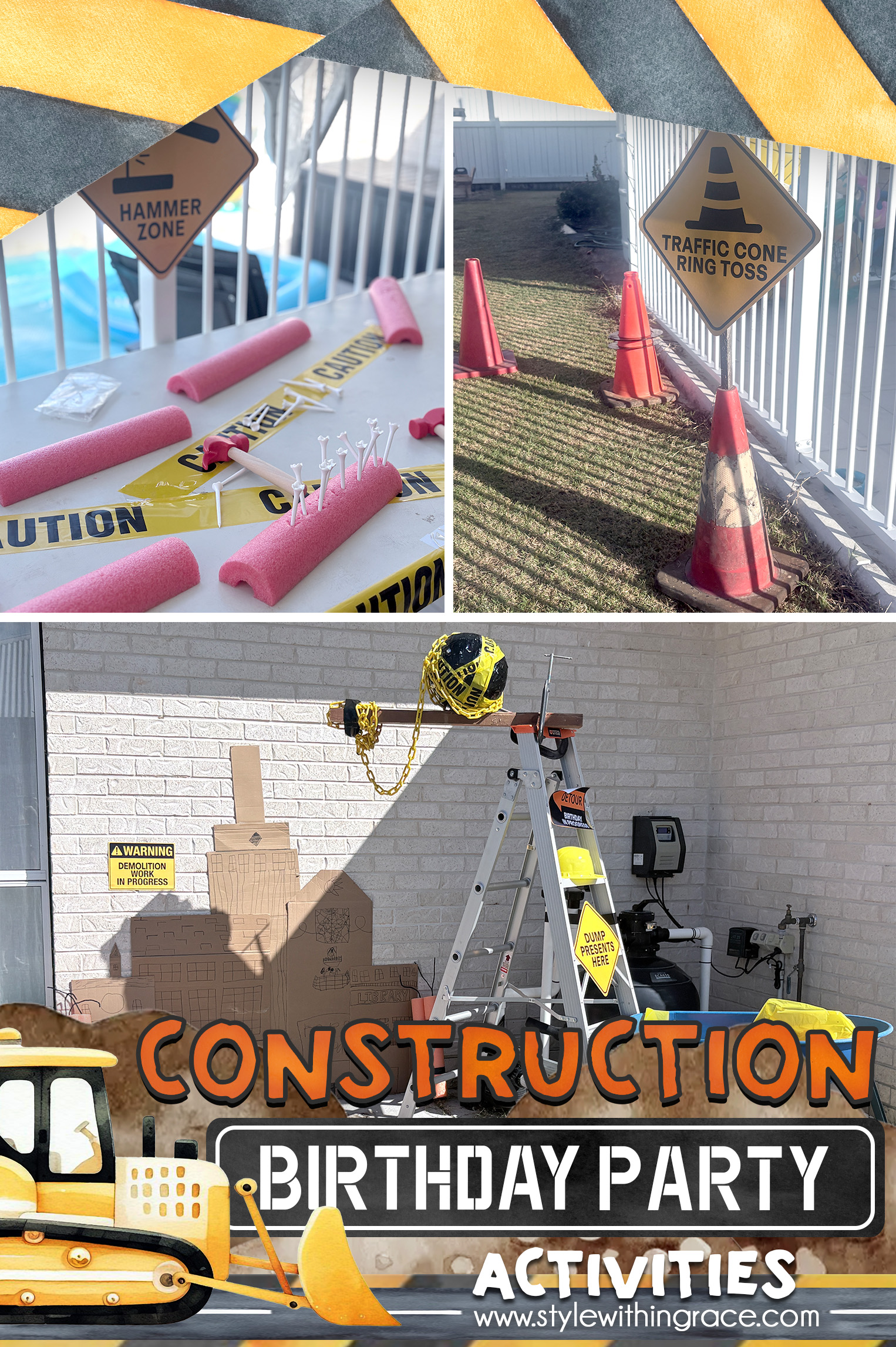 Construction Truck Birthday Party Activities Kids Will Love Construction Truck Birthday Party Activities Pinterest 02
