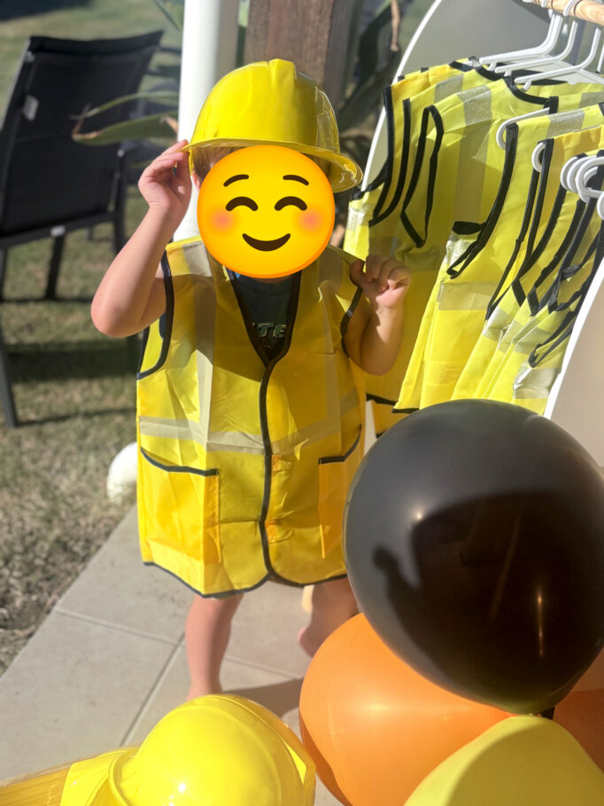 The Ultimate Construction Truck Birthday Party for Kids Construction Birthday Party Safety Vest and Hard Hats