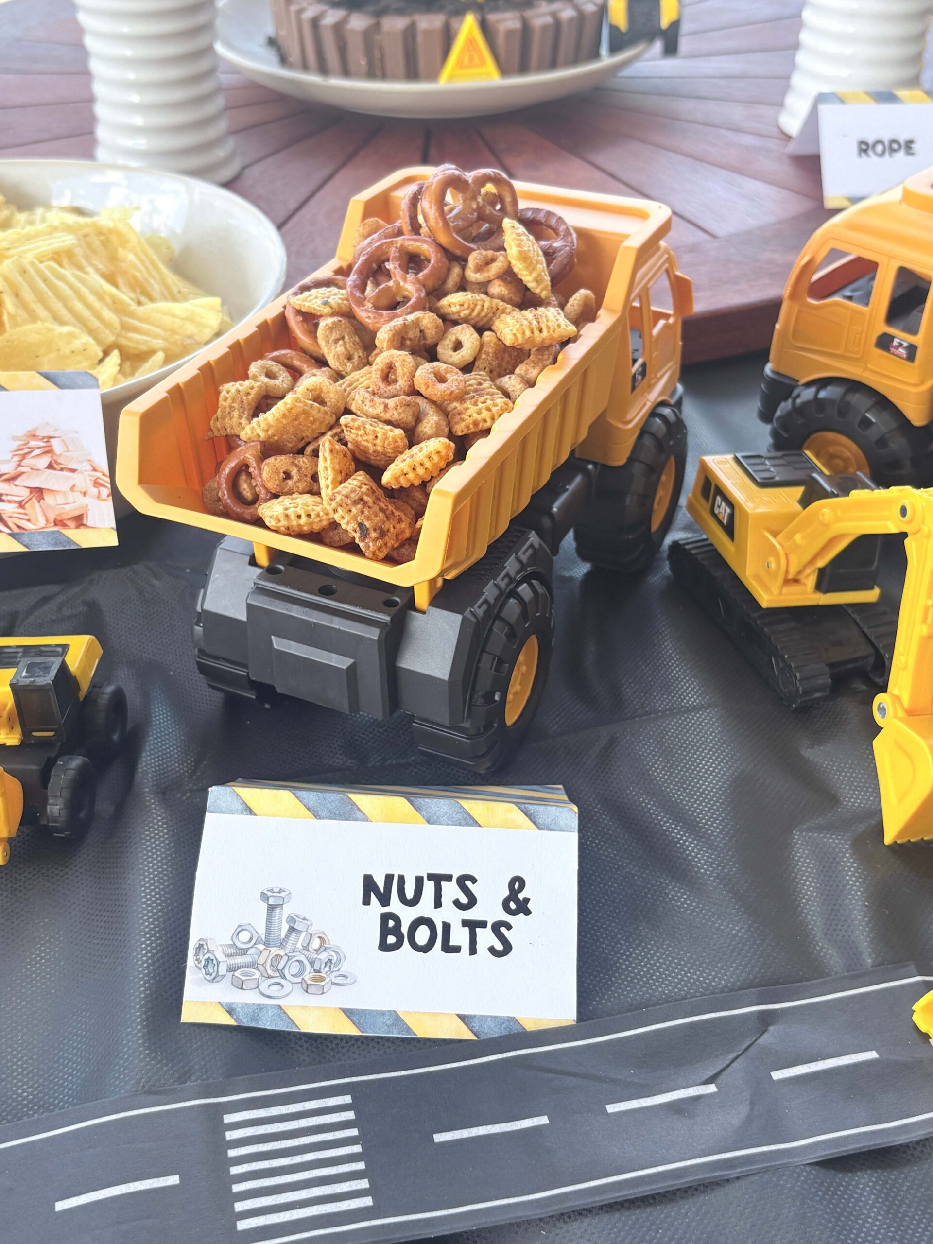 Construction Truck Party Food Ideas Kids Will Love (No) Nuts & Bolts