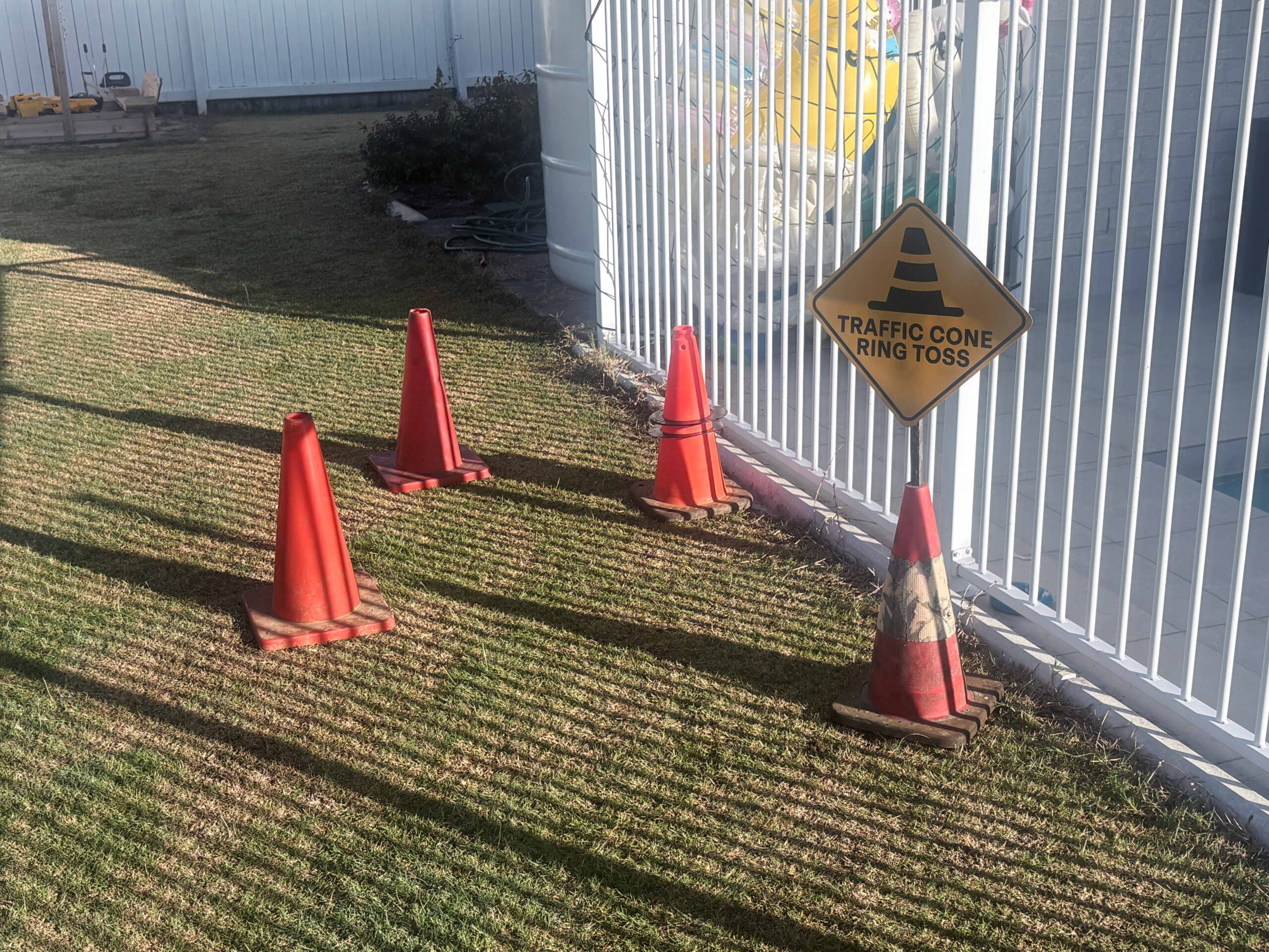 Construction Truck Birthday Party Activities Kids Will Love Traffic Cone Ring Toss