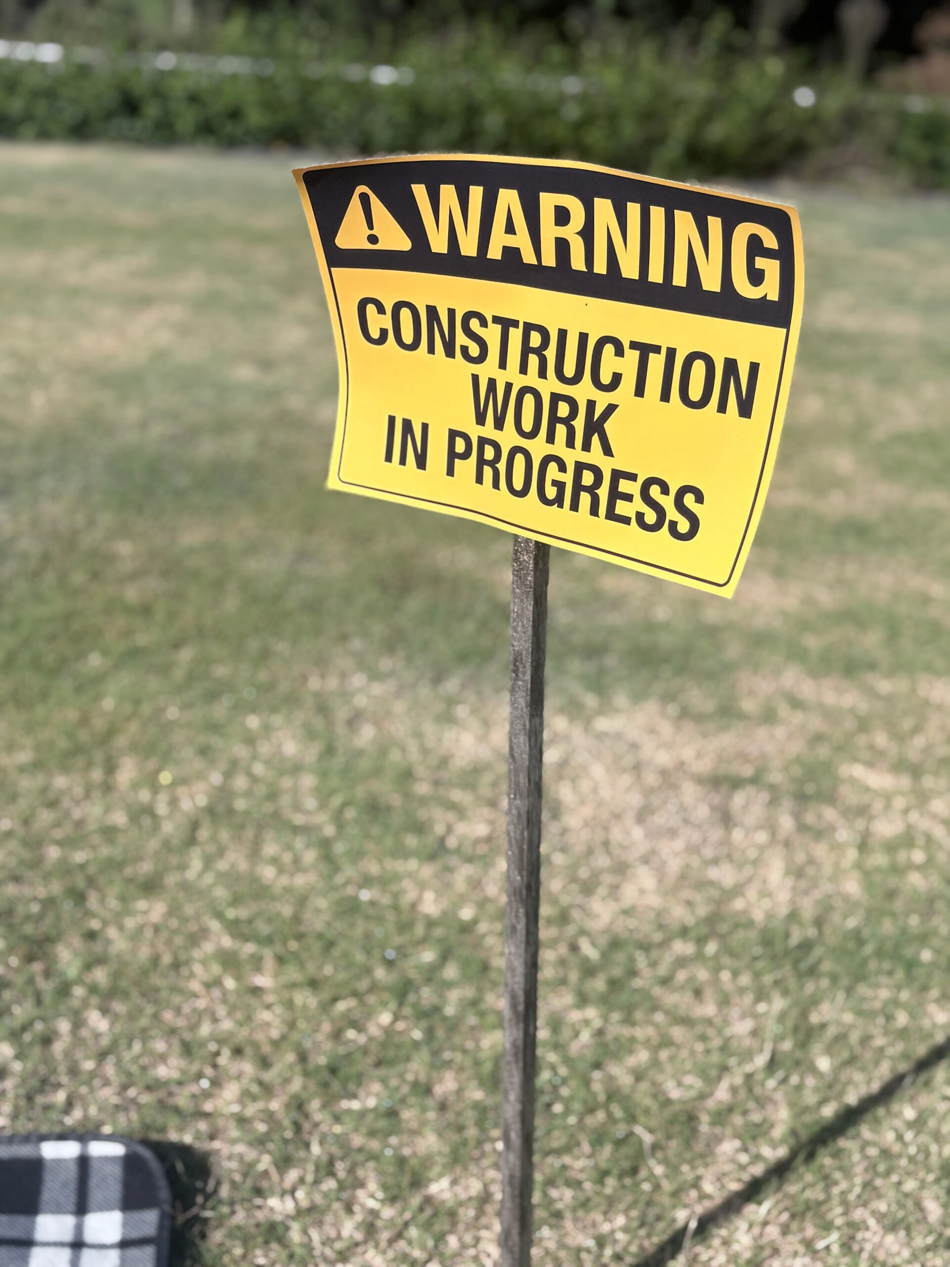 Construction Truck Birthday Party Activities Kids Will Love Warning Construction Work in Progress Sign