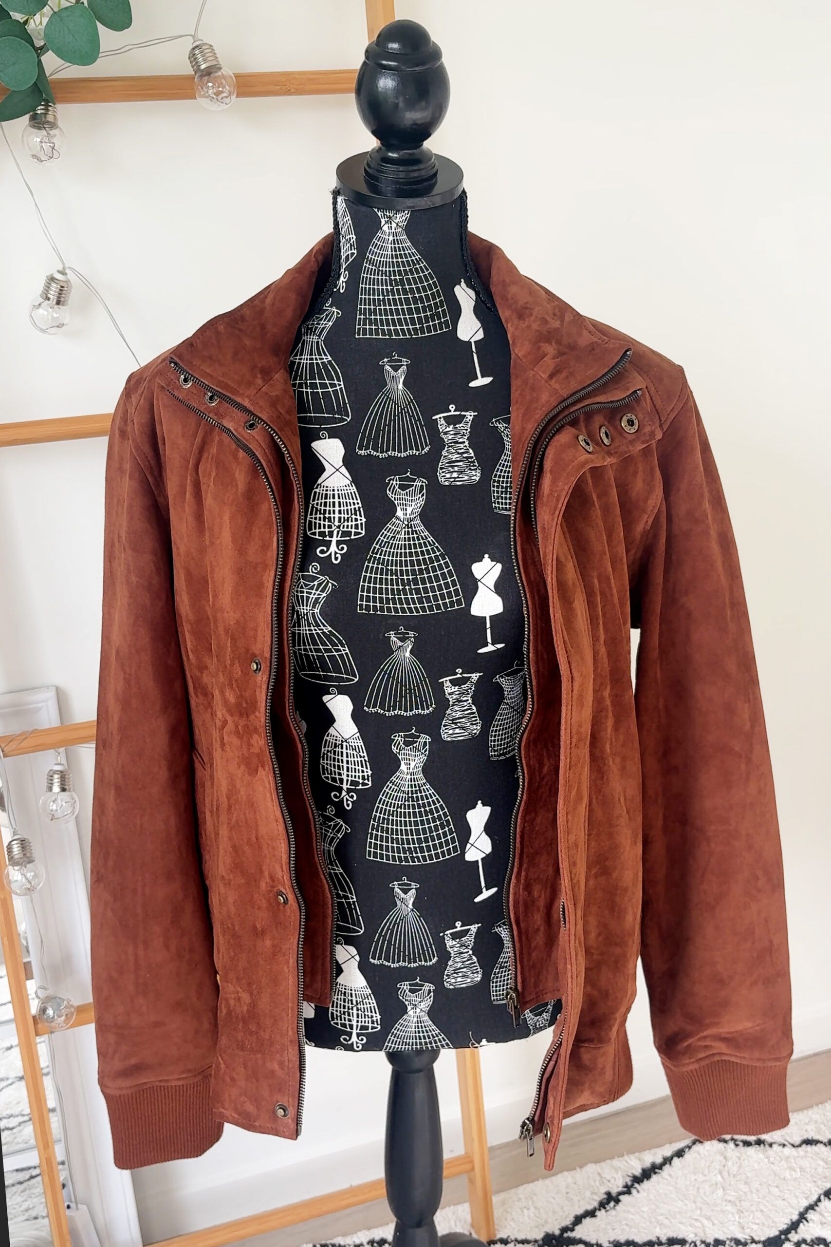 The Jacket Maker Lester Suede Bomber