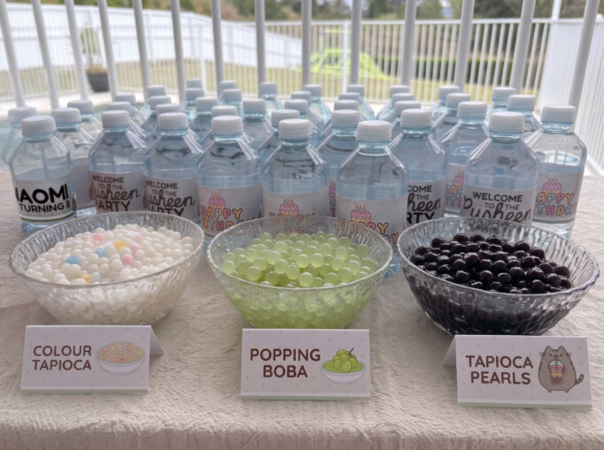 Boba Tea Toppings - Tapioca and Popping Boba