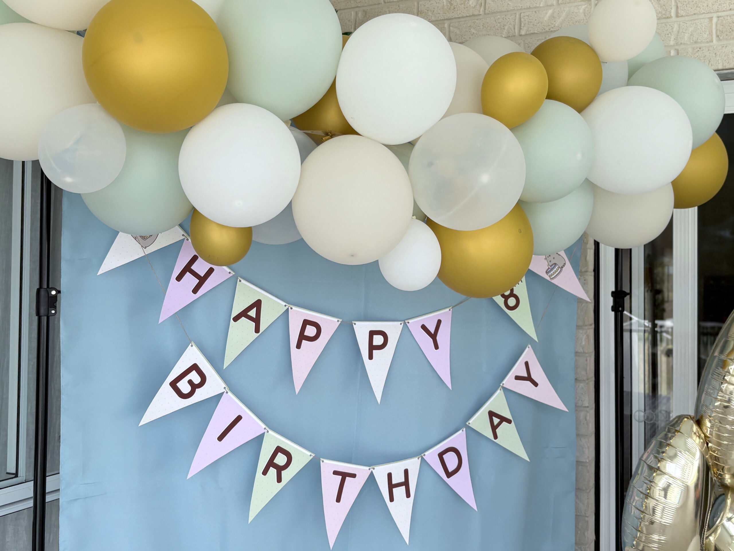 Pusheen Birthday Party Banner