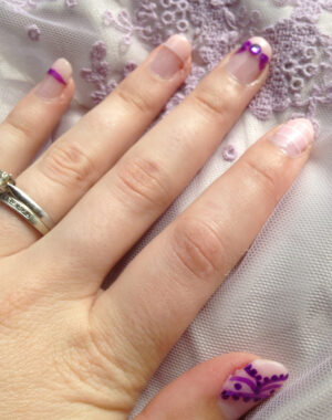 Pastel Wedding Nails Feature Image