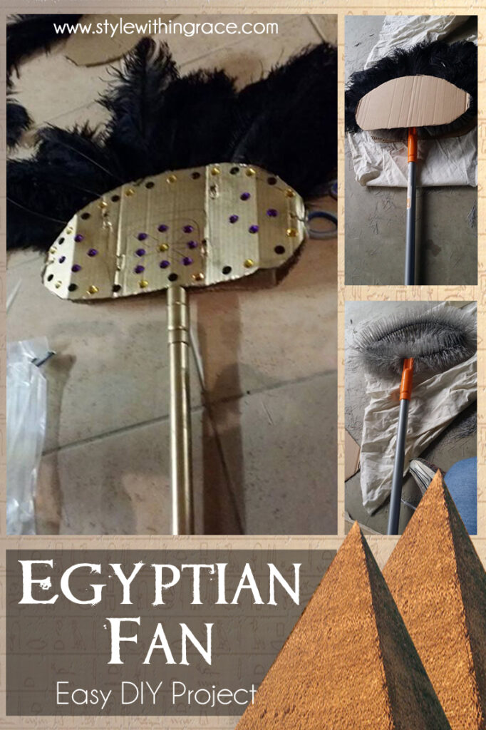 DIY- How to Make an Egyptian Fan Costume Prop