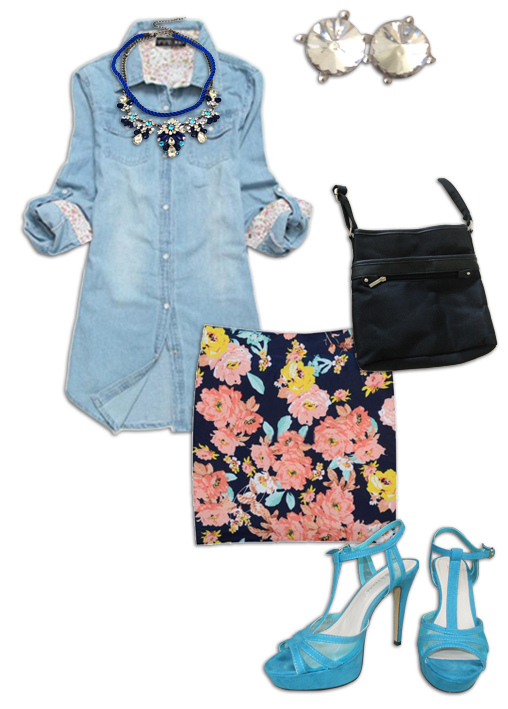 Chambray Shirt Outfit 3