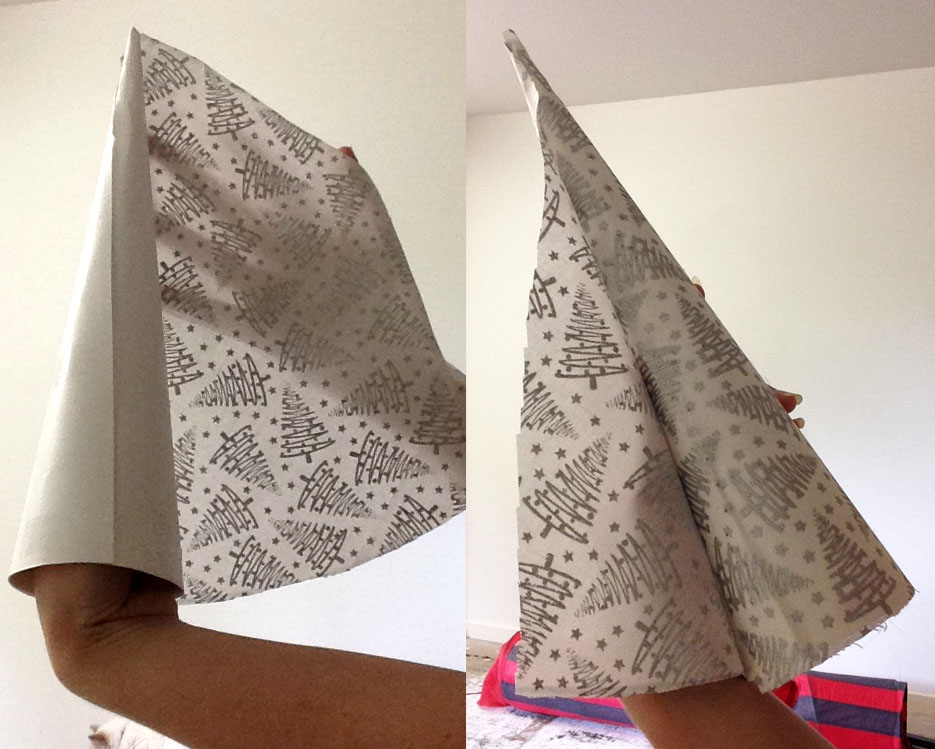 Step 6: Glue Fabric to Cone