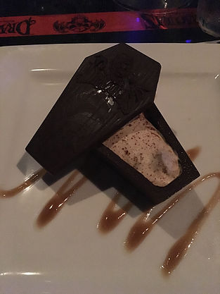 Dracula's Cabaret Restaurant Chocolate Coffin Mousse