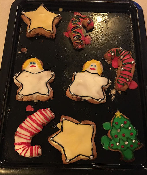 Iced Christmas Cookies 1