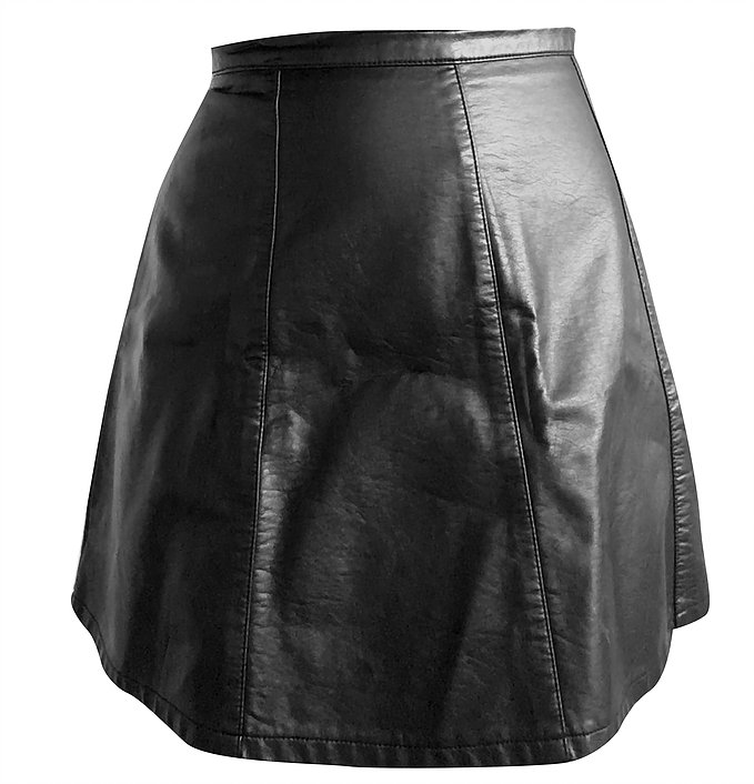 DIY: Leather Skirt Quick Fix and Styling - Style Within Grace