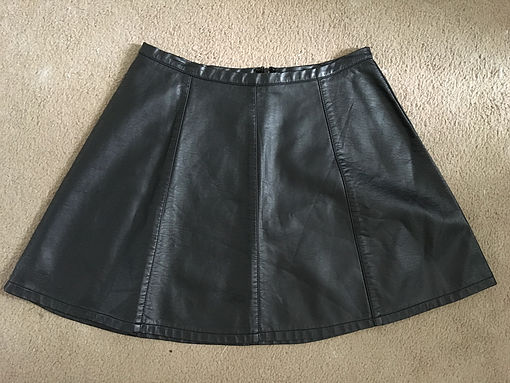 DIY: Leather Skirt Quick Fix and Styling - Style Within Grace