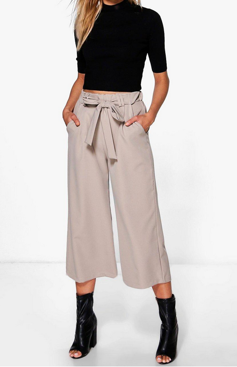 Skye Belted Tailored Culottes