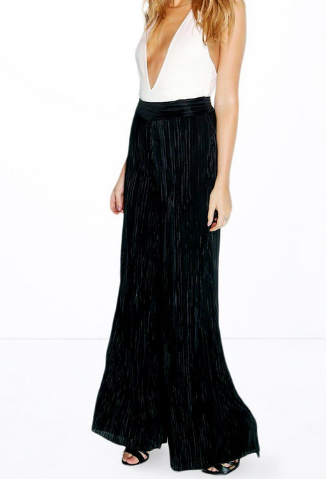 Nova Pleated Wide Leg Trousers