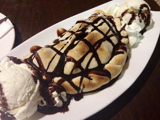 Groove Train Chocolate Dessert Calzone