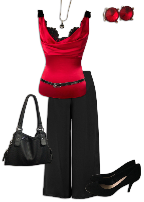 Black Culottes Outfit 1