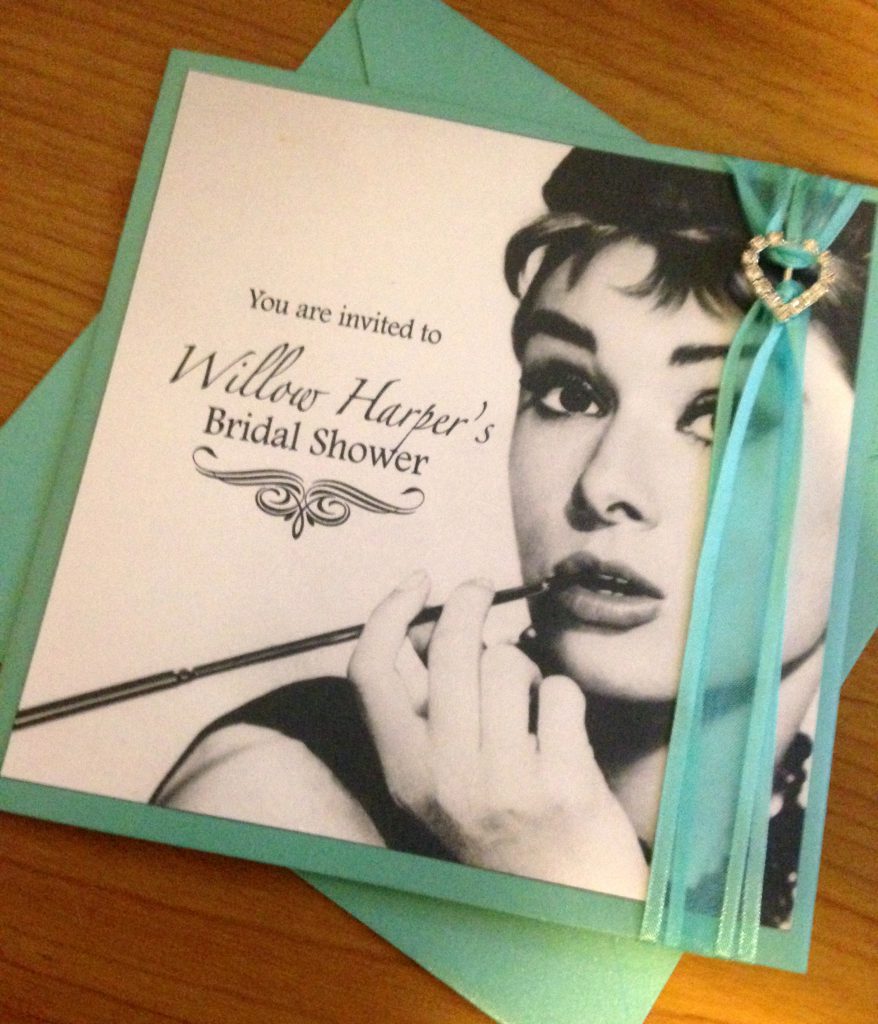 Breakfast at Tiffany's Bridal Shower Invites 1