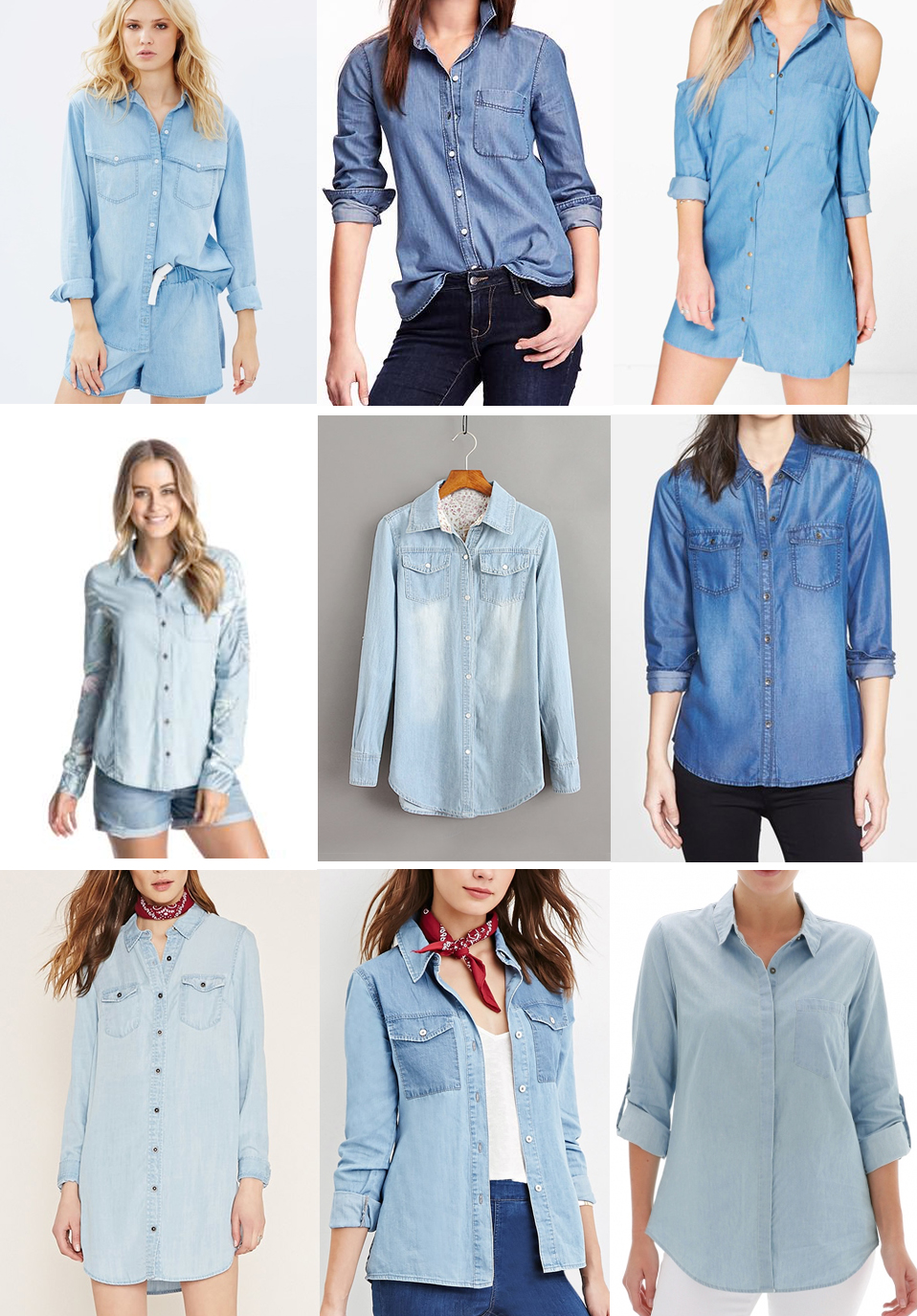 How to Wear a Chambray Shirt - Style Within Grace
