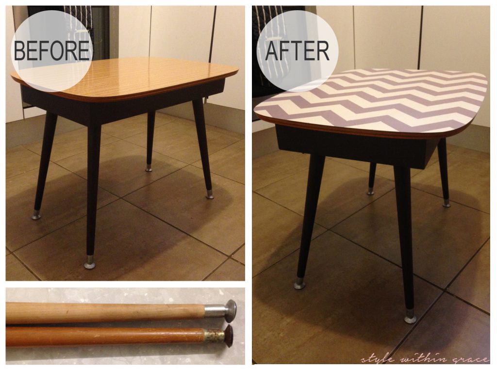 DIY Coffee Table Makeover Before and After