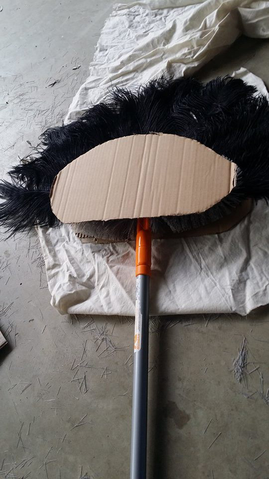 DIY Egyptian Fan Costume Prop Step 3