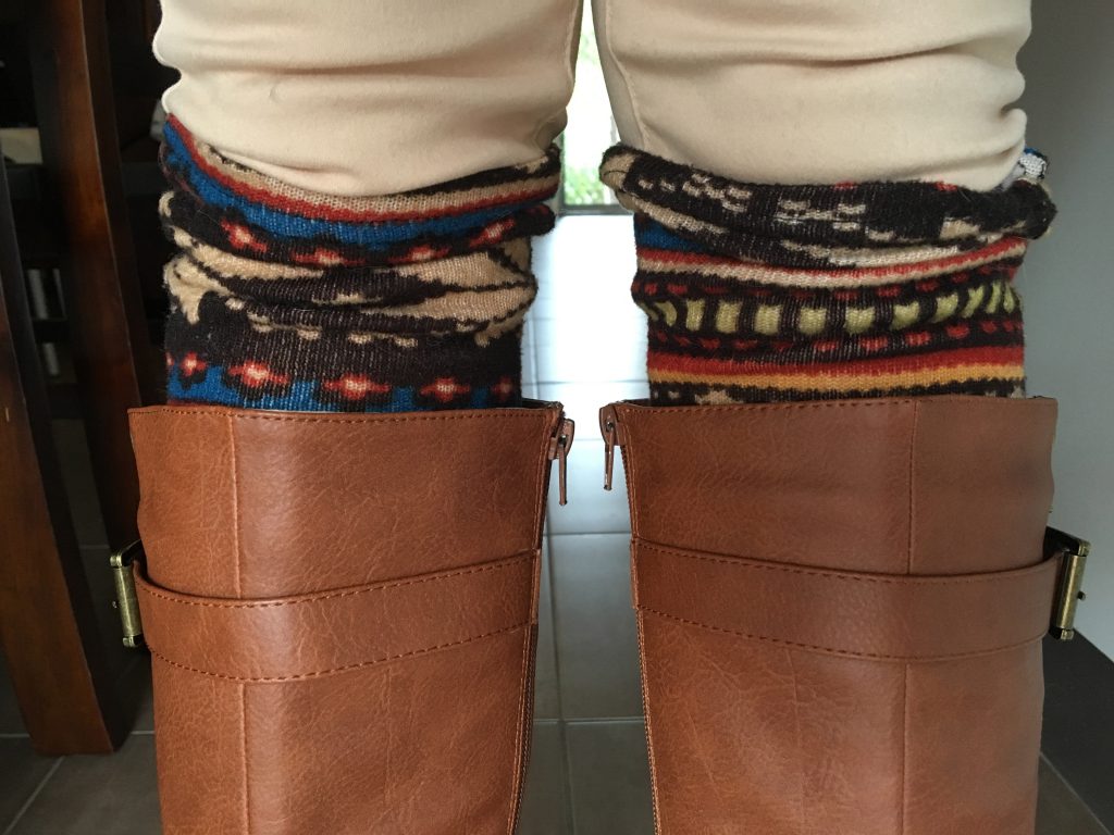 DIY Leggings into Leg Warmers After 5