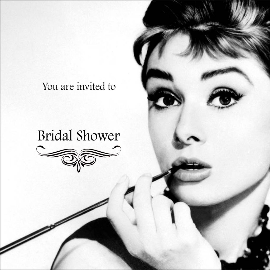 Breakfast at Tiffany's Bridal Shower Invite Template 1