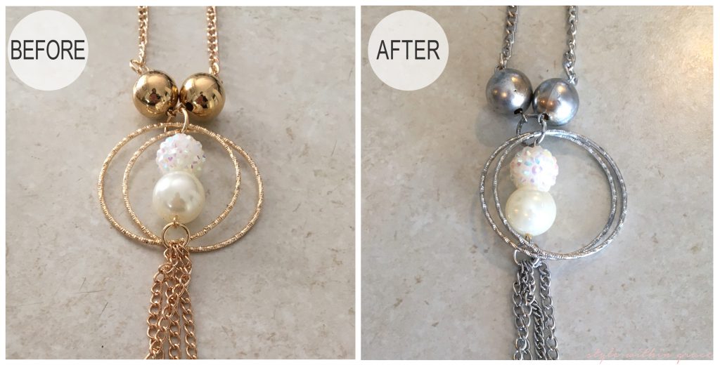 Jewellery Makeover DIY Before and After 1