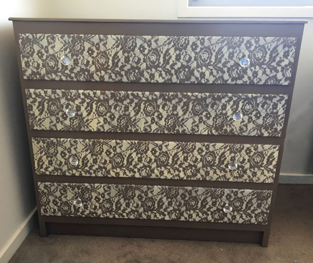 Lace Drawers Makeover DIY 1