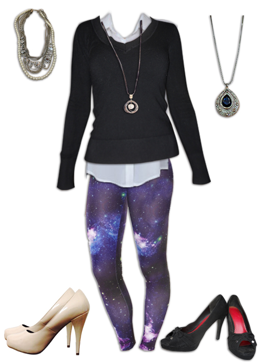 Nebula Leggings More Dressy Outfit