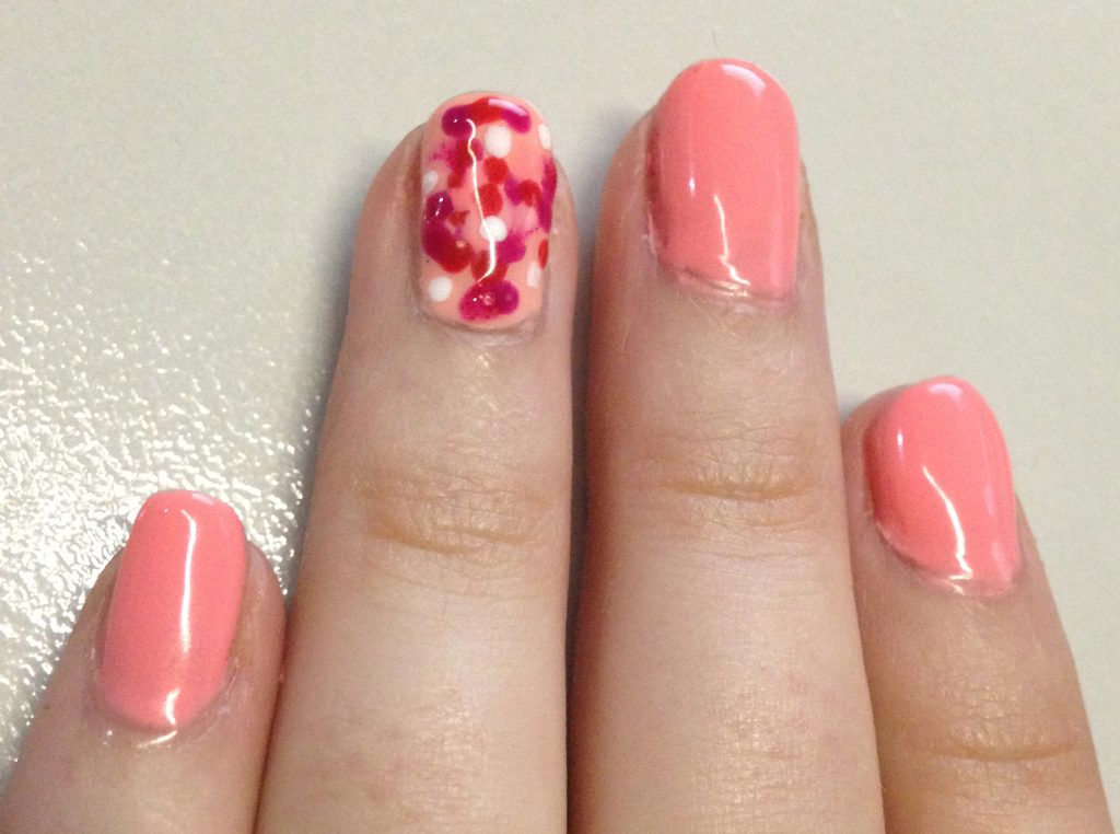 Pink Spotted Nails 2