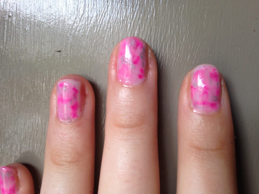 Sharpie Marble Nails 2