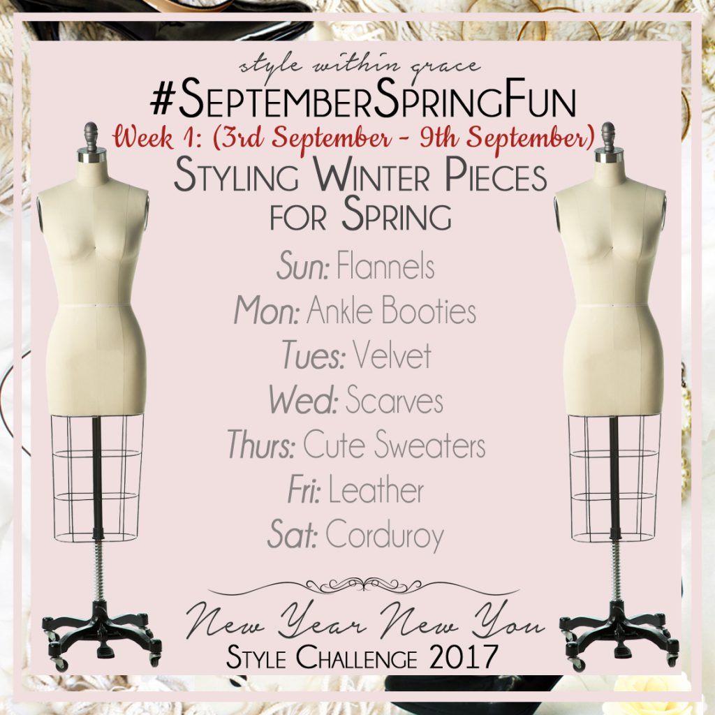 September Spring Fun Style Prompts Week 1