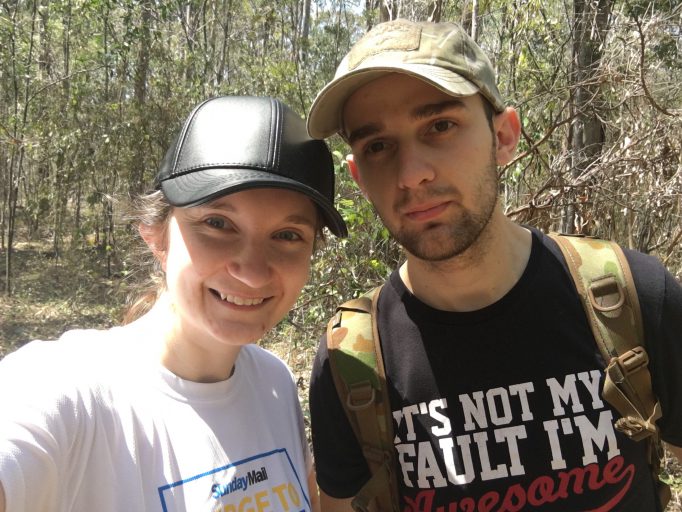 Geocaching in the Bush - Found One!