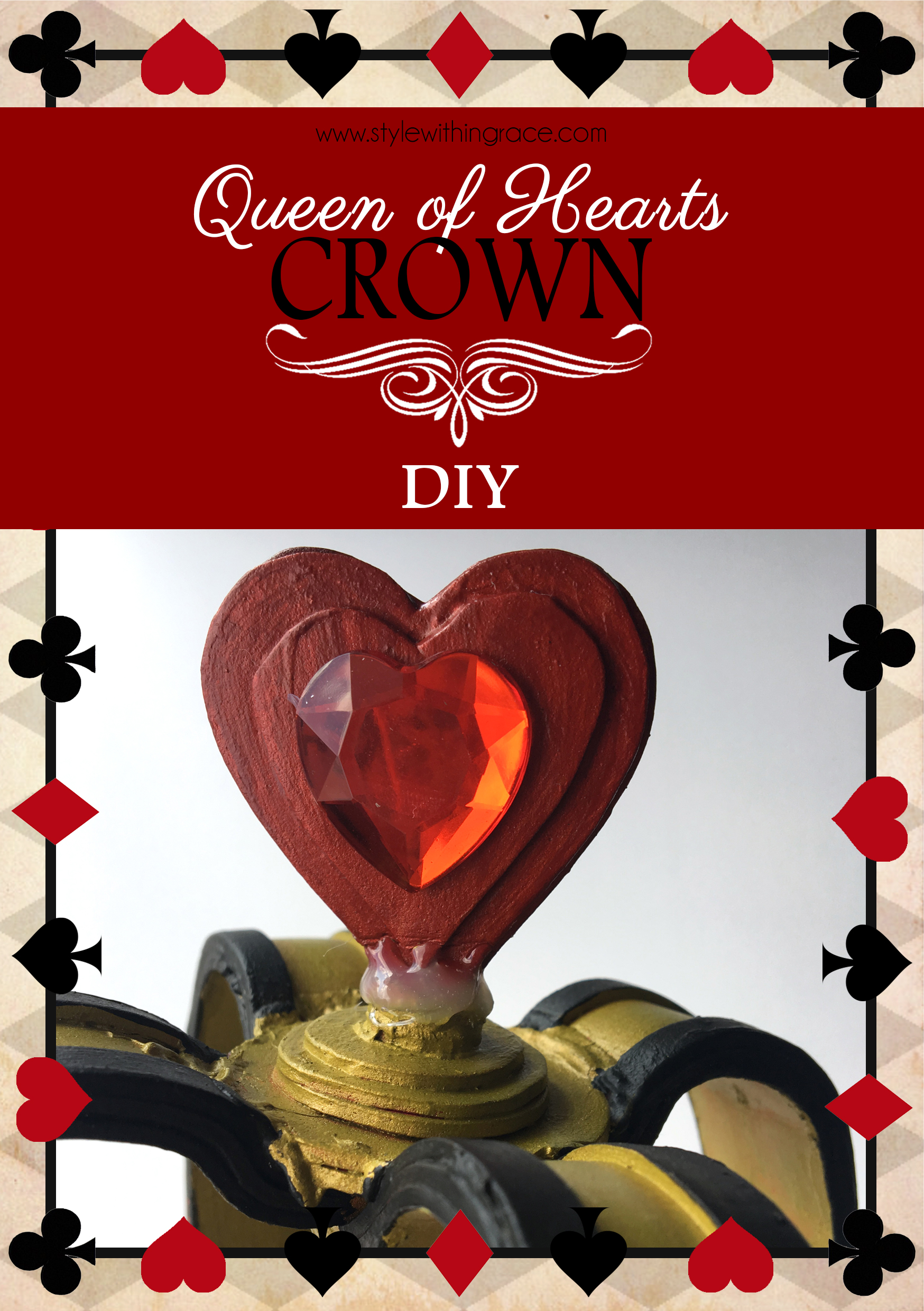 Queen of Hearts Crown DIY