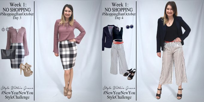 Shopping Ban October Outfit Ideas Week 1