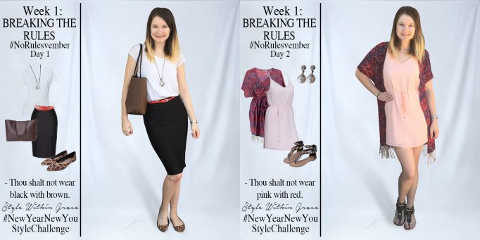 No[Rules]vember Week 1 Outfit Ideas