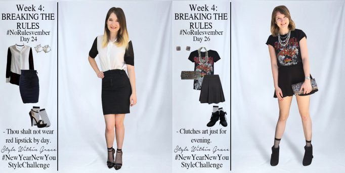 No[Rules]vember Week 4 Outfit Ideas