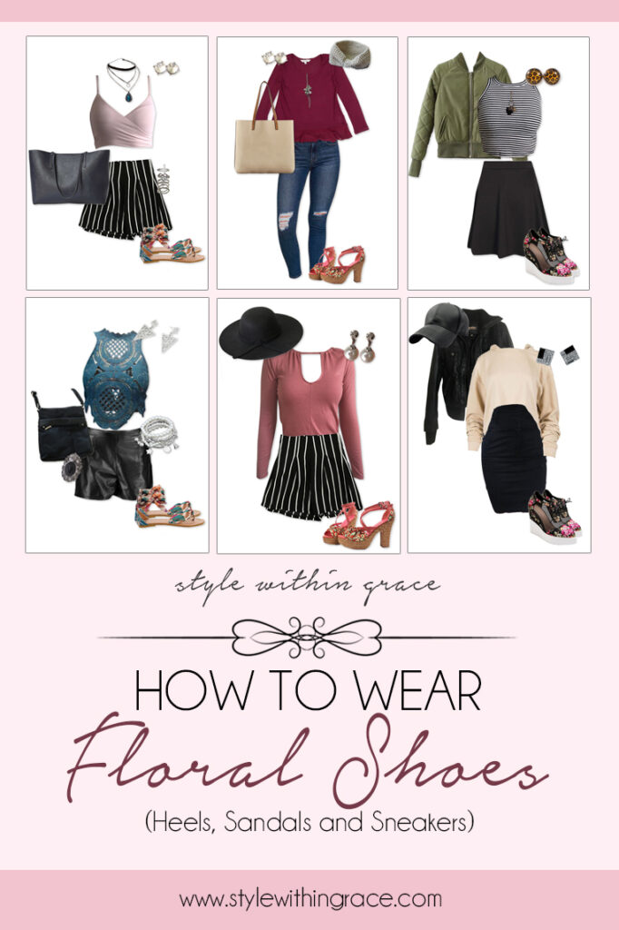 How to Mix Florals and Stripes - Lizzie in Lace