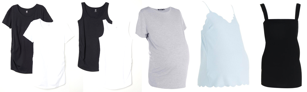 Maternity Wardrobe Essentials - Tank Tops and Tees