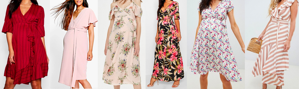 Maternity Wardrobe Essentials - Wrap Dresses