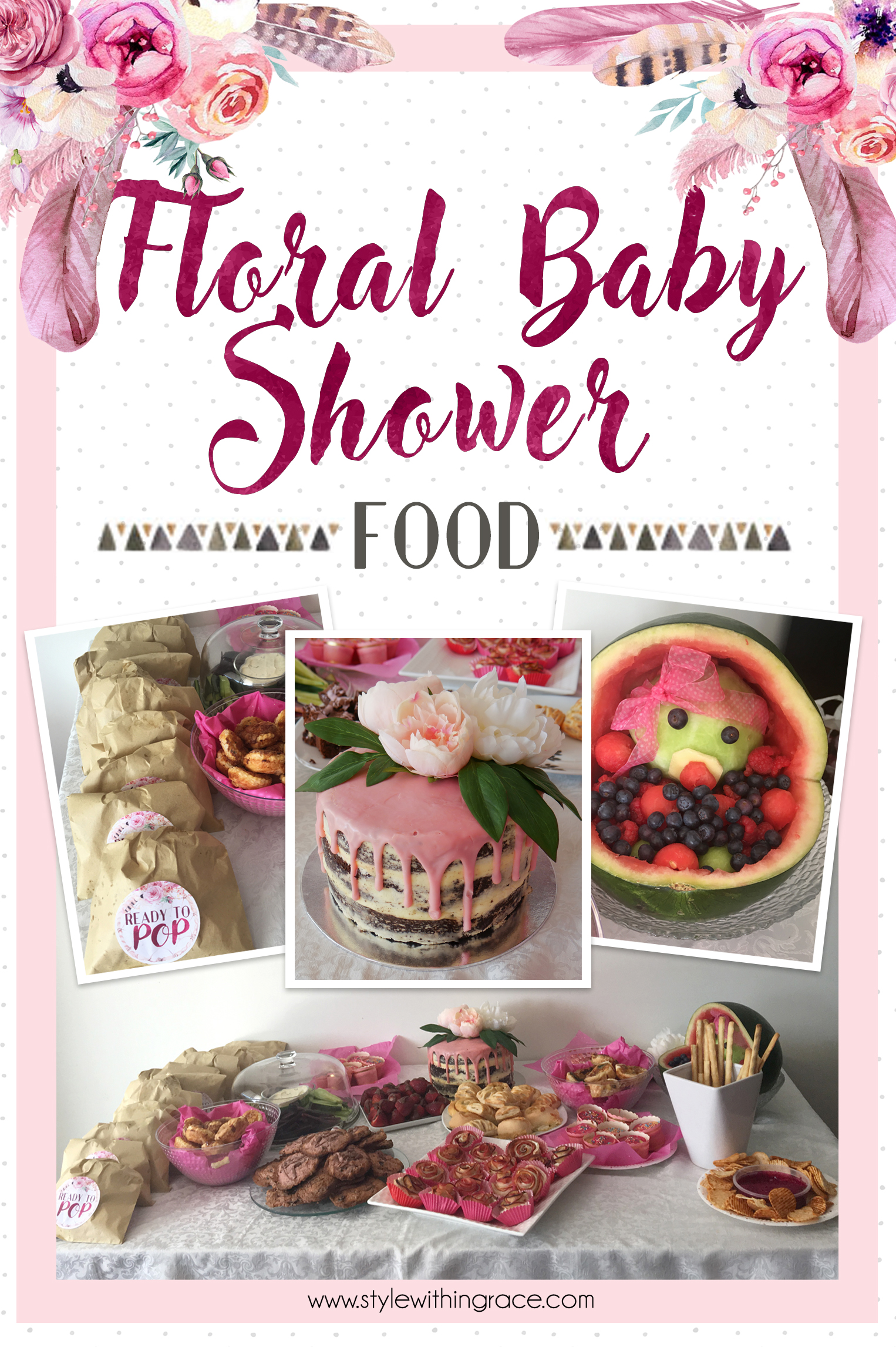Floral Baby Shower Style Within Grace