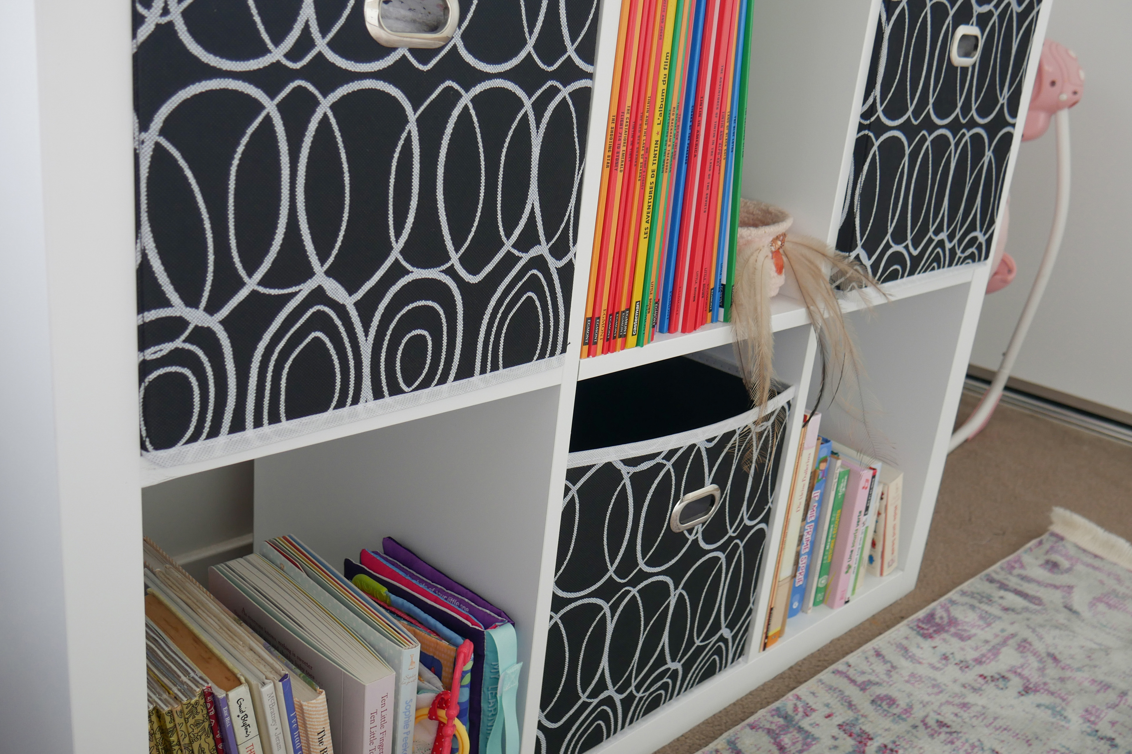 Floral Baby Nursery Reveal Bookshelf 1