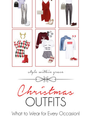Christmas Outfits Pinterest Graphic