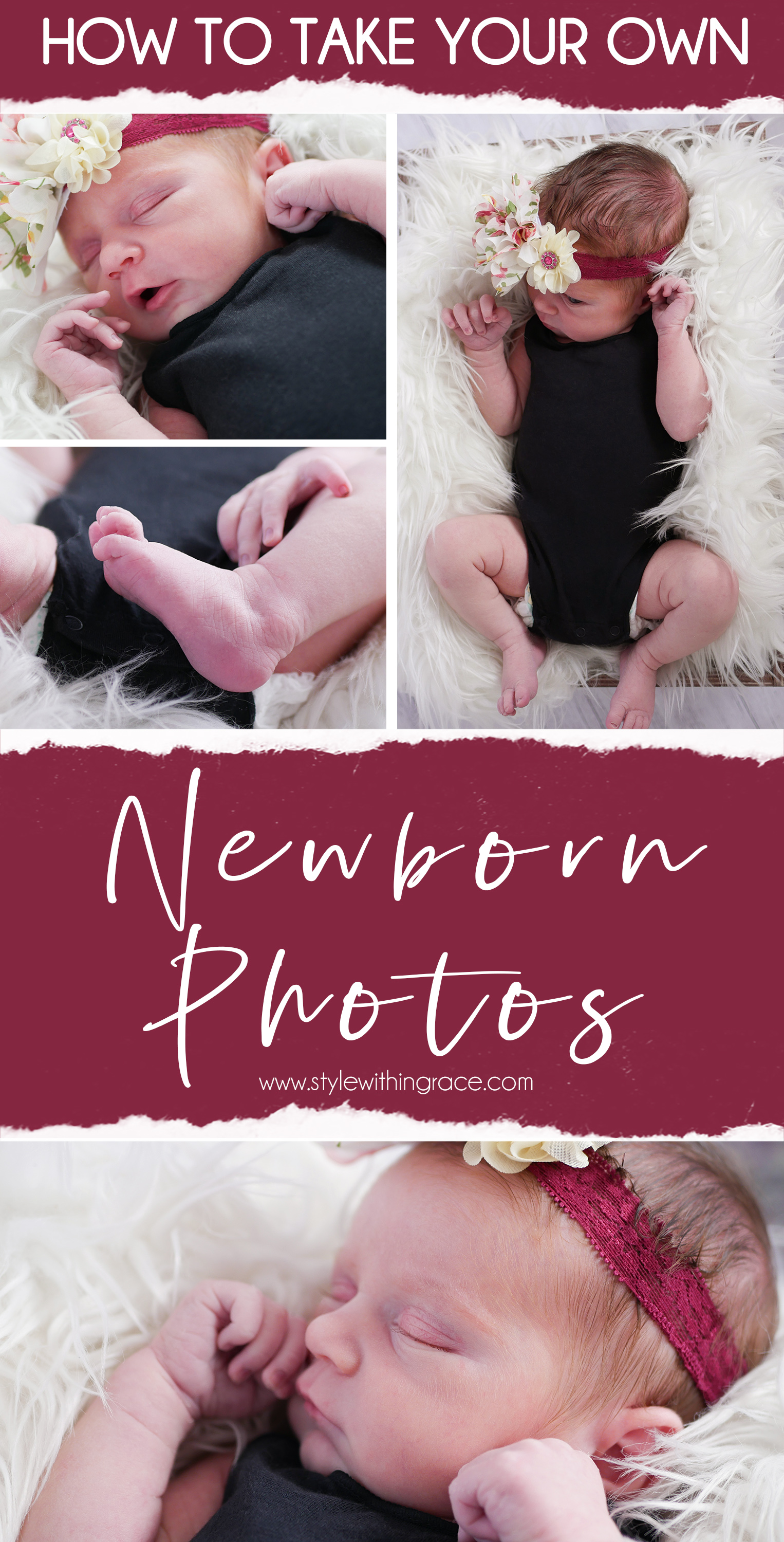 Newborn Photos Pinterest Graphic Longer Red