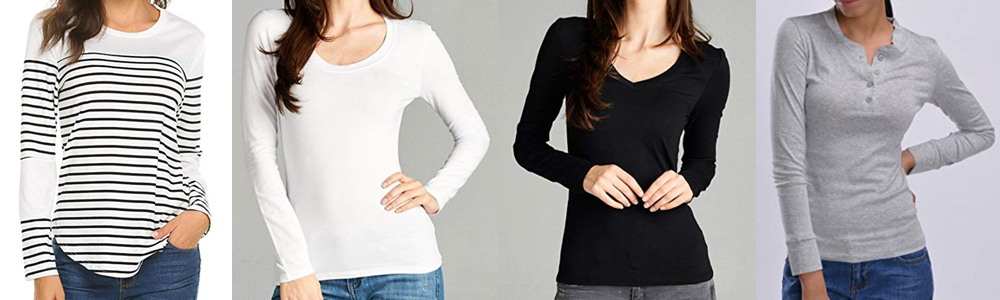 Fall Wardrobe Essentials - Long Sleeve Tees