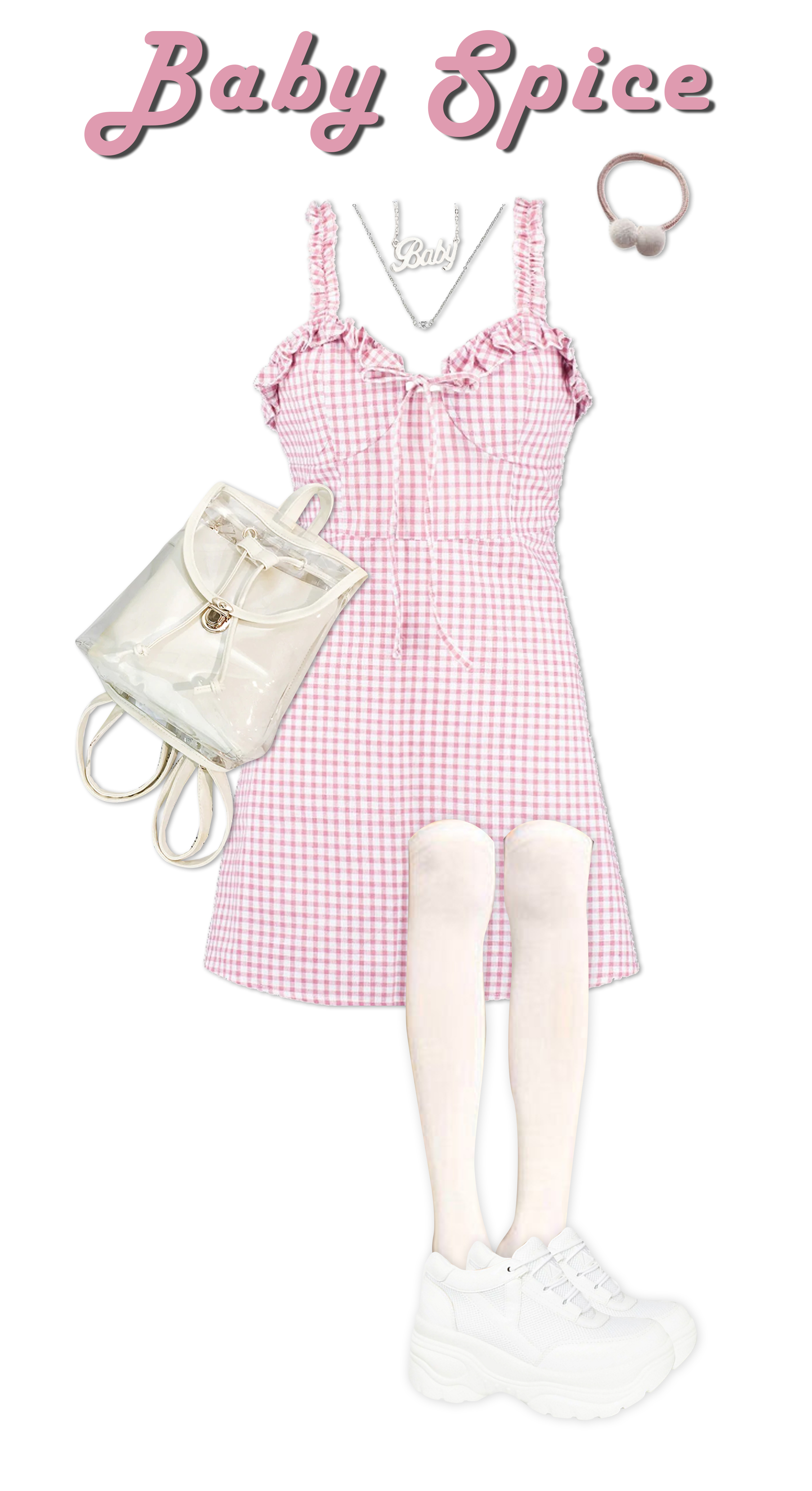 Baby spice pink dress cheap uk