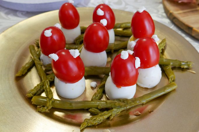 Wild One Birthday Party Deviled Egg Enchanted Mushrooms
